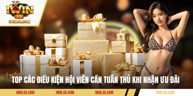Khuyến Mãi IWIN – Ưu Đãi Ngập Tràn Tiền Về Không Giới Hạn 2 Top các điều kiện hội viên cần tuân thủ khi nhận ưu đãi